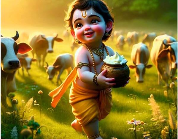 Devotees staying awake and celebrating Krishna Janmashtami with devotion.